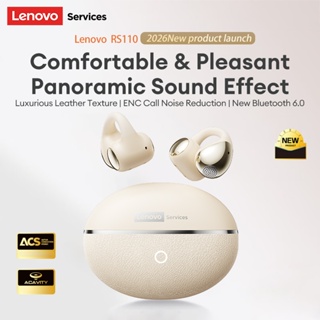Fones De Ouvido Bluetooth Lenovo RS110 E Sem Fio Com V5.3 Som Estéreo HiFi Mais Design Esportivo Fita Para O Pescoço em Oferta na Shopee