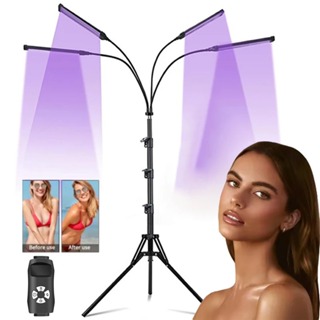 Lâmpada De Bronzeamento | Dispositivo Facial LED Com 5 Modos Ajustáveis , Cama Luz Azul 460Nm Para Rosto E Corpo , Alime em Oferta na Shopee