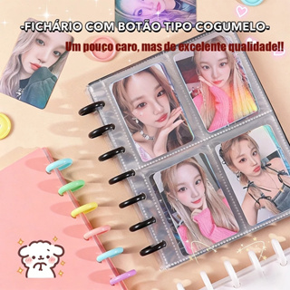 80/160 Bolsos Binder Capa A5 Álbum De Fotos Fotocard Adesivo De Arquivo Ticket Post Fichário em Oferta na Shopee