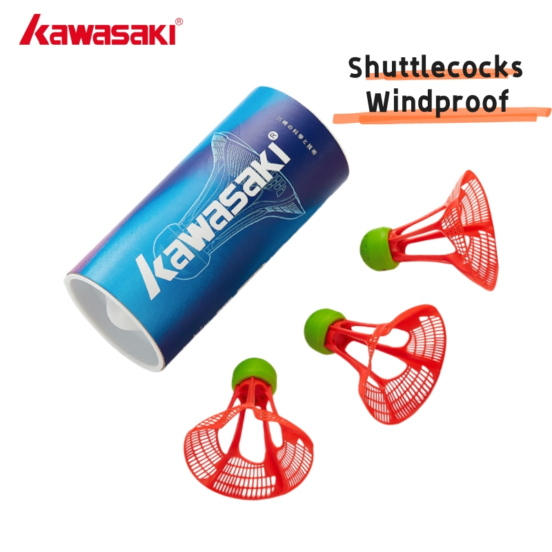 Kawasaki Airshuttlecocks 2.0 À Prova De Vento Com Saia De Nylon De Atualização Mais Durável Para Uso Ao Ar Livre em Oferta na Shopee