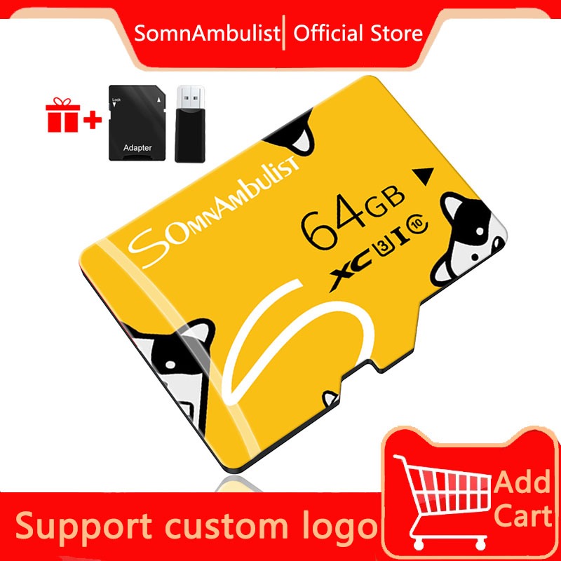 Cartão Micro SD 32 GB, 64 GB, 128 GB C10 Cartão de memória Flash de alta velocidade - alto desempenho