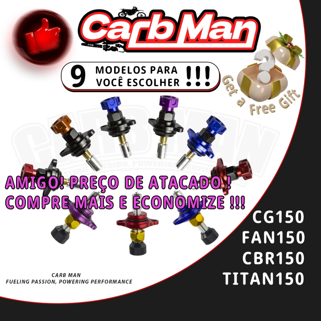 【Atacado】Sensor Atuador Marcha Lenta IACV Corpo Acelerador para Honda Cg150 Start150 Bros150 160 Lead110 Titan Fan Pcx