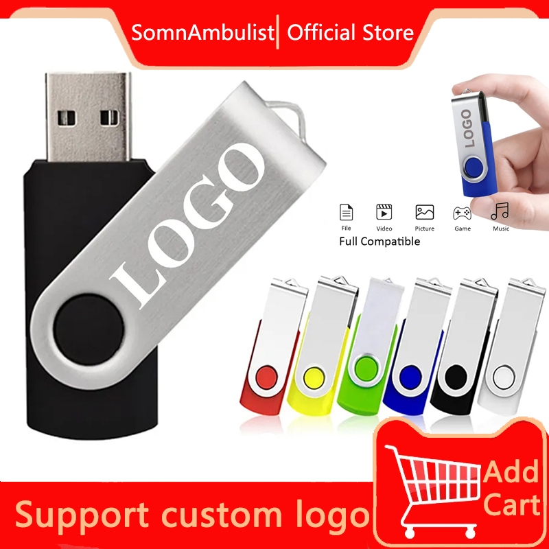 Imagem Unidade Flash USB para carro 32GB/8GB/512MB/256MB Imagem personalizada/logotipo da empresa