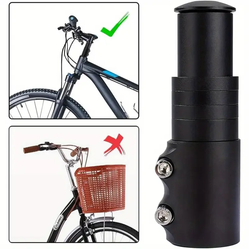 Alongador ProlongadorExtensor De Mesa Guidão Suspensão Espiga Bike Bicicleta Mtb em Oferta na Shopee