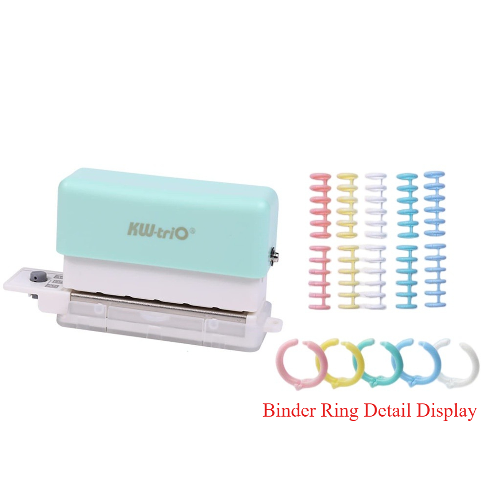 Punções De Papel Perfurador De 6 Furos Mini Cute Puncher Portable Hole for Paper Crafts Planners Binders 2 Folhas Capacidade 5 Cores Disponíveis em Oferta na Shopee