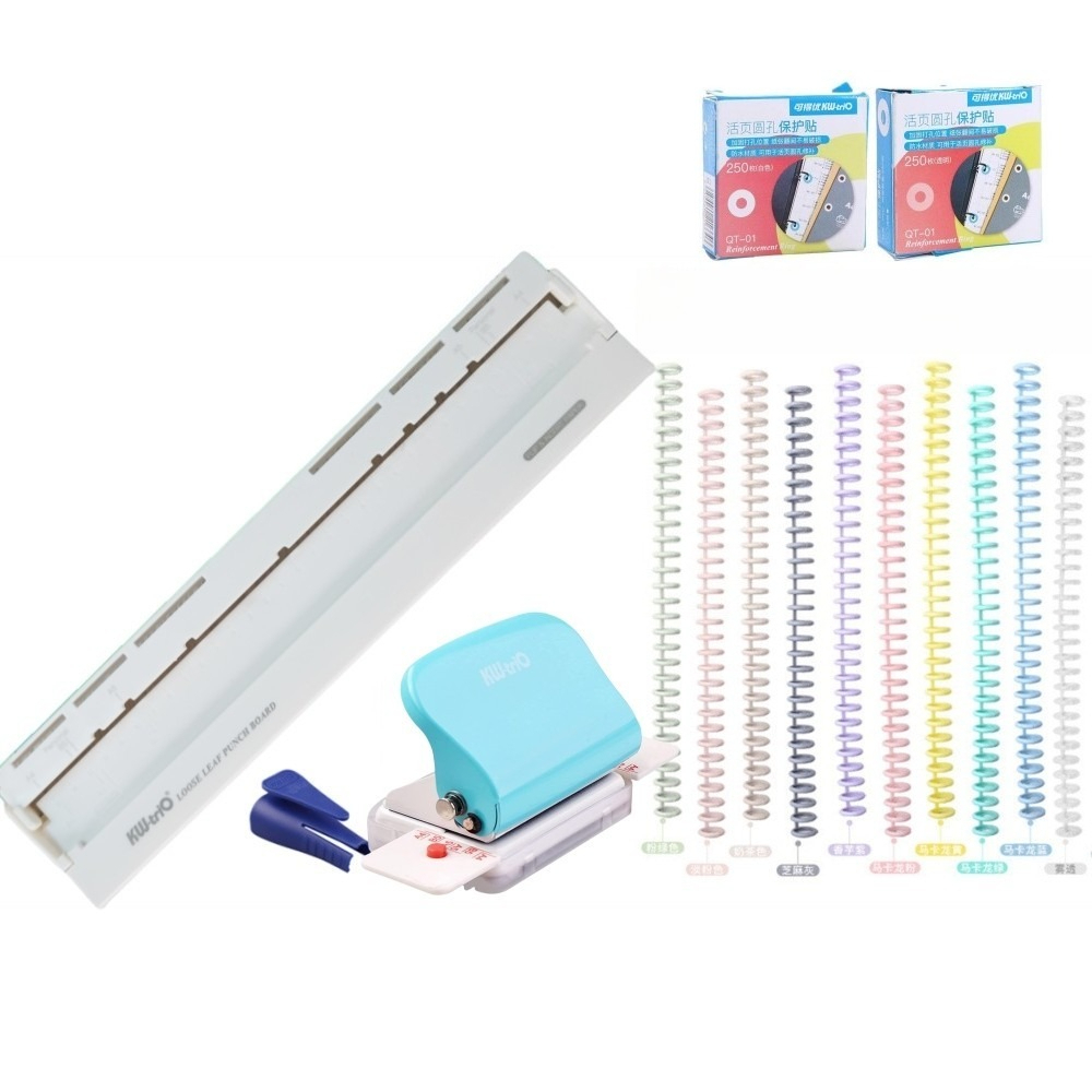 Conjunto De 6 Folhas De Perfurador Furo Solto Máximo Para Ferramentas De Raspagem A4 A5 B5 Régua De Posicionamento Papel Rótulos De Reforço De Anel De Encadernação em Oferta na Shopee