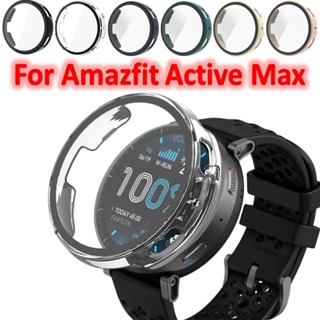 Capa Para PC + De Vidro Huami Amazfit Active Max , Temperado , Anti-Arranhões , Protetor De Tela em Oferta na Shopee