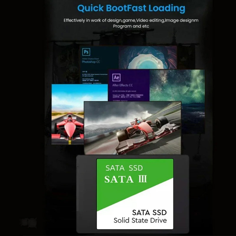 SATA III 2.5 "SSD 128GB/240GB/256GB Unidade de estado sólido interna de alta velocidade · foto 2