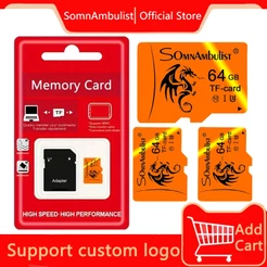 Cartão de memória Micro SD Original 32GB/64GB/8GB Full HD TF Cartão com adaptador