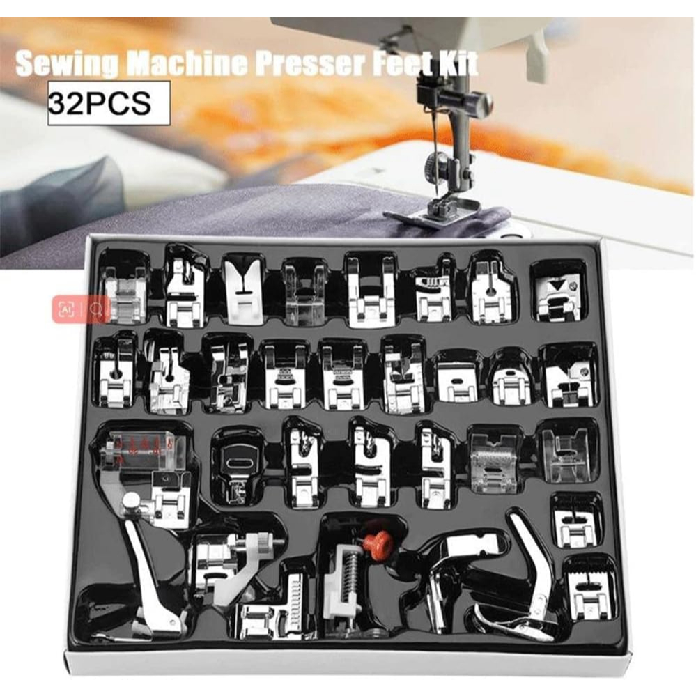 Kit 32 Calcadores Lorben Sapata Máquina Costura Brother Singer em Oferta na Shopee