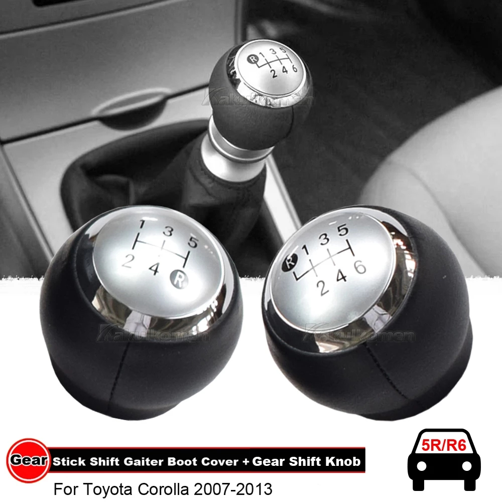Manopla De Mudança De Marcha Manual Para Carro , 5/6 Velocidades , Toyota Corolla Versão Auris Yaris 2007-2013