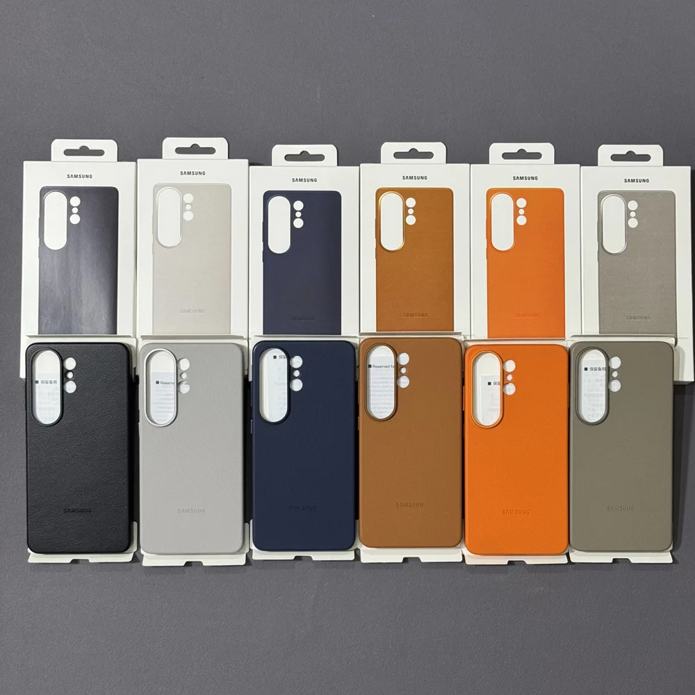 Capa De Couro De Luxo Para Samsung Galaxy S26 Ultra Casos Originais Câmera À Prova De Choque Escudo Protetor Completo S2 em Oferta na Shopee