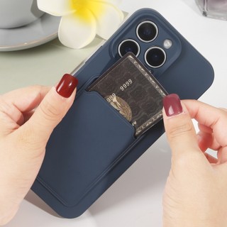 HEYOO Capa Capinha Premium Porta Cartão Antichoque Para iPhone 14 15 16 O material é macio e não é facilmente danificado