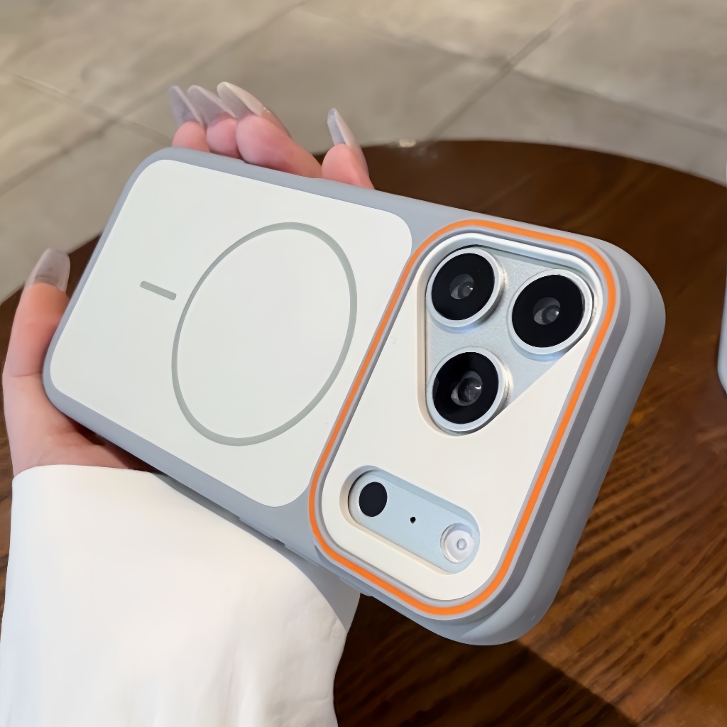 Capa De Telefone Magnética Fosca Com Bloqueio De Cores Para IPhone 17 16 15 14 Plus 13 12 11 Pro Max 17Air Completa Prot em Oferta na Shopee