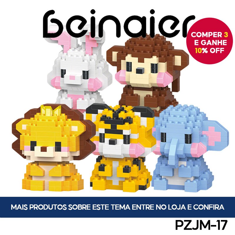 PZJM-17 Crianças quebra-cabeça brinquedo selva animal bloco presente de aniversário em Oferta na Shopee