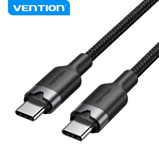 Vention USB 2.0 Tipo-C Cabo 3A 60W 480Mbps Dados Nylon Trançado Alumínio Shell Durável Para Telefones Tablets Carregador em Oferta na Shopee