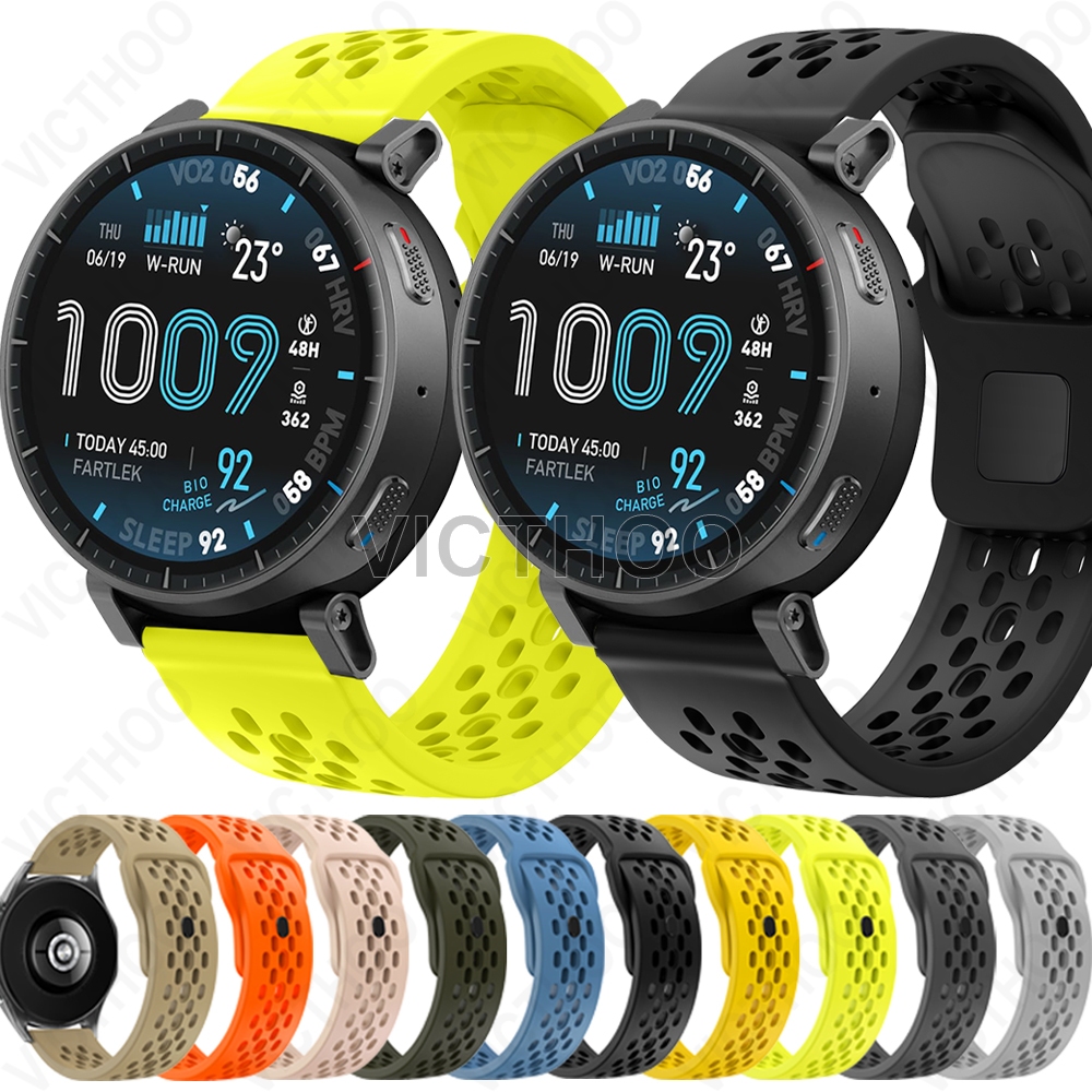 Silicone Band Sport Pulseira Acessórios de correia substituível para Amazfit Active Max / Balance 2 em Oferta na Shopee