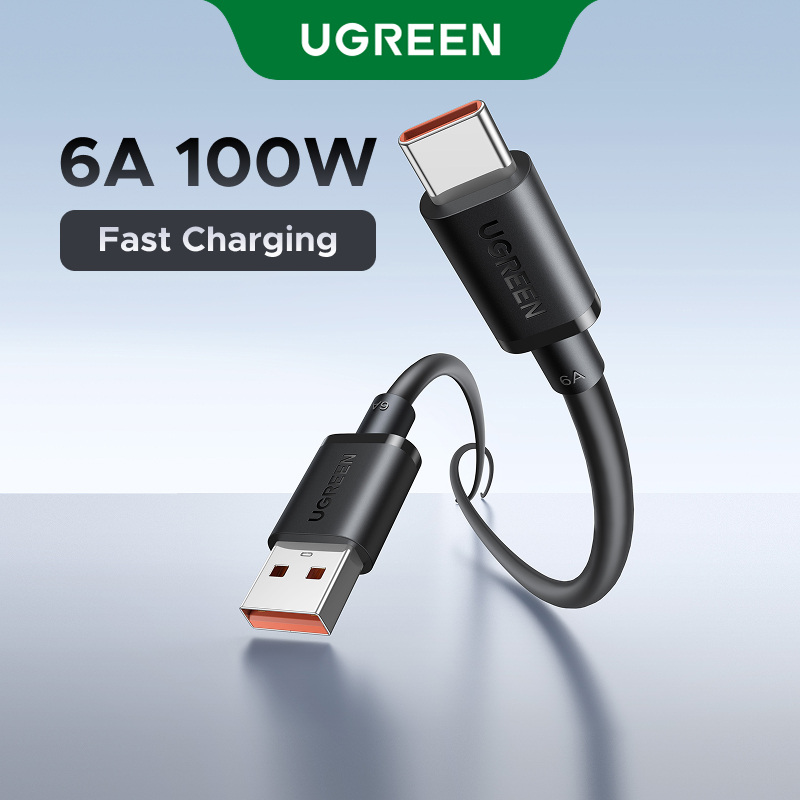 Cabo De Carregamento UGREEN USB-A Para C , Carga Rápida Samsung Galaxy S20/S10/NOTE 10/HUAWEI MATE 30/P20/P30 em Oferta na Shopee