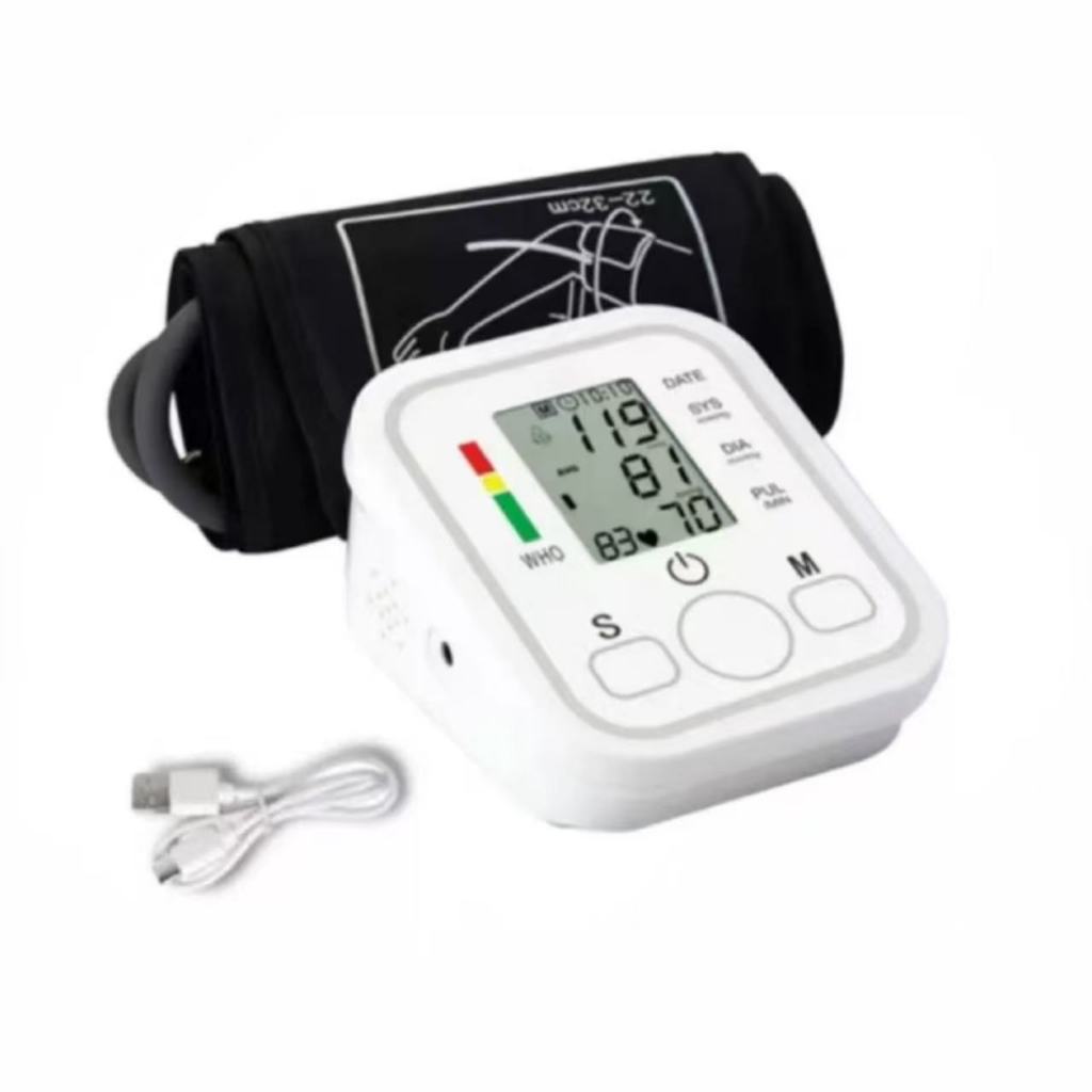 Monitor digital de pressão arterial de braço totalmente automático em Oferta na Shopee