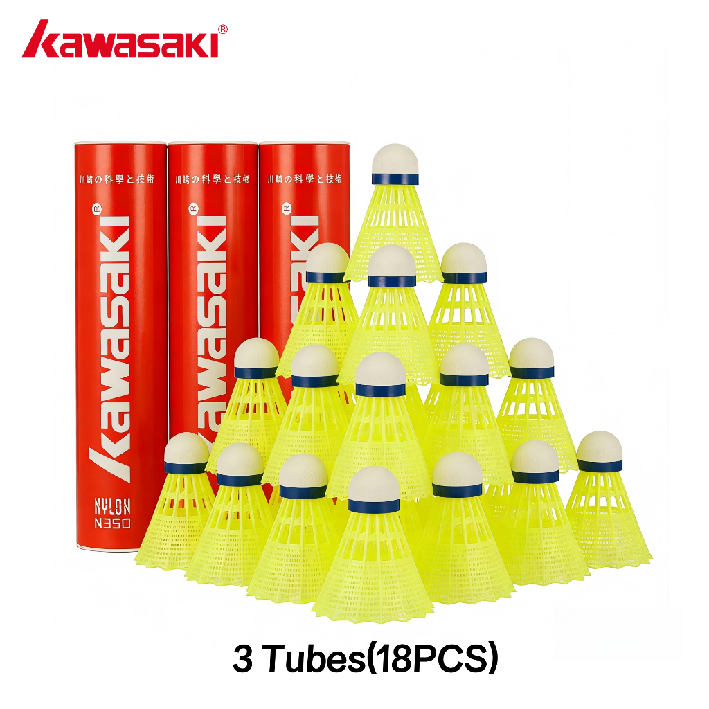 Petecas De Nylon Kawasaki 6 PCS KING N350 Com Passarinhos De Plástico Duráveis Para Treinar Jogos Internos E Externos