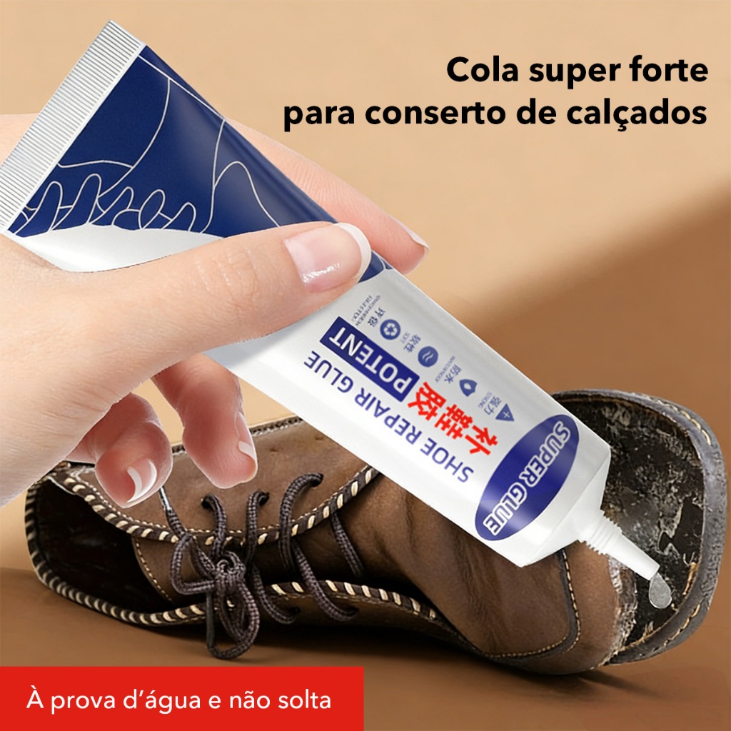 Cola Para Reparo De Sapatos , De Grau Profissional Solas De Calçados Esportivos , Alta Temperatura 30g em Oferta na Shopee