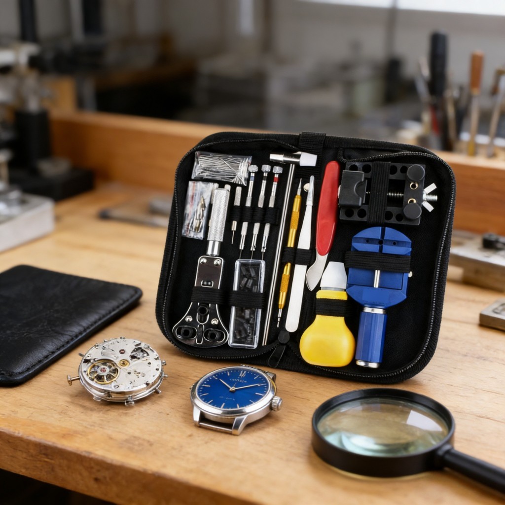 Kit 147 Pcs De Ferramentas Relojoeiro Conserto De Relógio Manutenção estojo de Ferramentas kit de conserto para Relógio em Oferta na Shopee