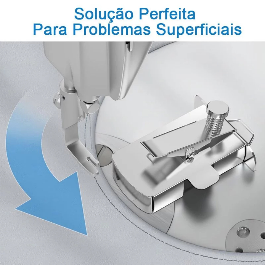 Aparelho Guia De Bainha De Barra Reta Magnética Ima Para Máquina Costura Para Costura Universais — imagem 2 de 2