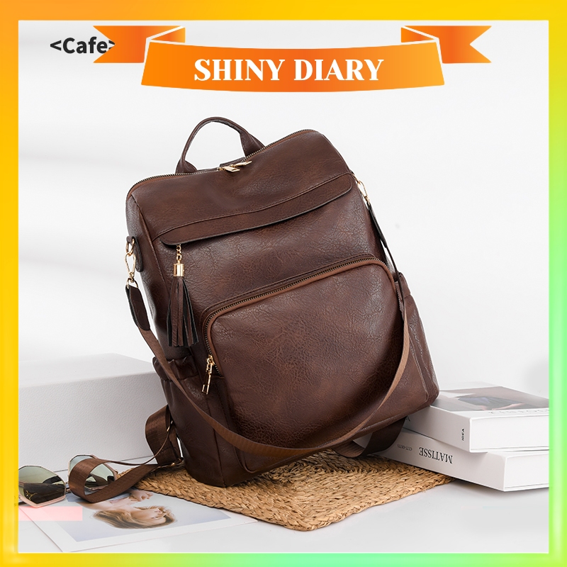 Mochila Feminina 2026 Moda Casual Grande Capacidade Bolsa para Dia a Dia Trabalho e Escola mochila feminina reforçada em Oferta na Shopee