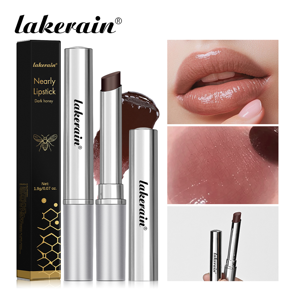 Lakerain Quase Batom Hidratante Matizado Bálsamo Labial Mel Não Pegajoso Lábios Plumper Nutrir Maquiagem Cuidados Com Os