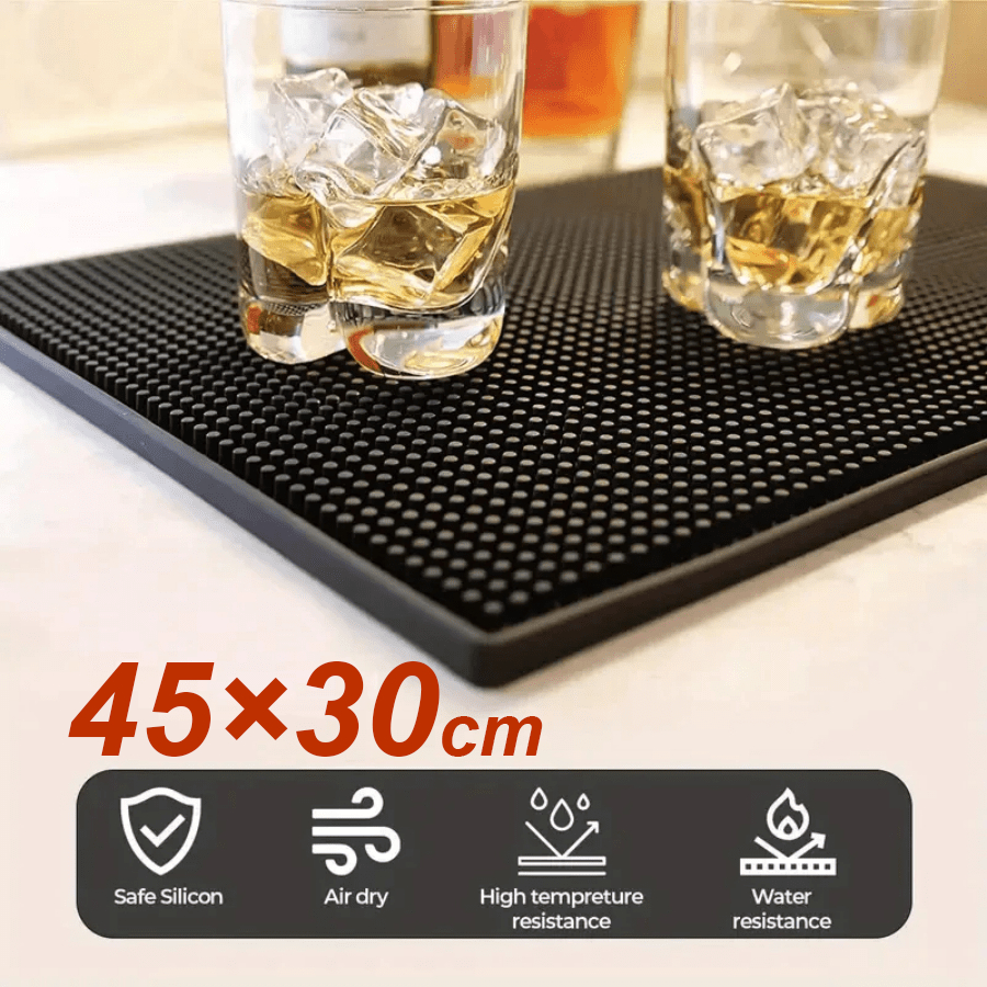 Tapete de drenagem PVC 45x30cm, borracha antiderrapante, para escorredor de louça, filtro e descanso de copos em Oferta na Shopee