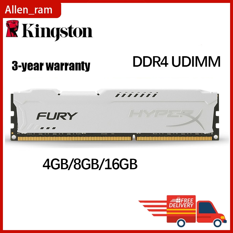 Kingston HyperX FURY DDR4 8GB 4GB 16GB 3200MHz 2666MHz 2400MHz 2133MHz PC4 Desktop Memória RAM 288 Pinos 1.2V DIMM Inter