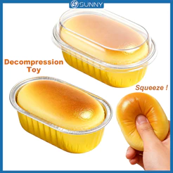 SunnyFit Pão Descompressão Brinquedo Squeeze Squishy Brinquedos Alívio Do Estresse Simulação Artificial