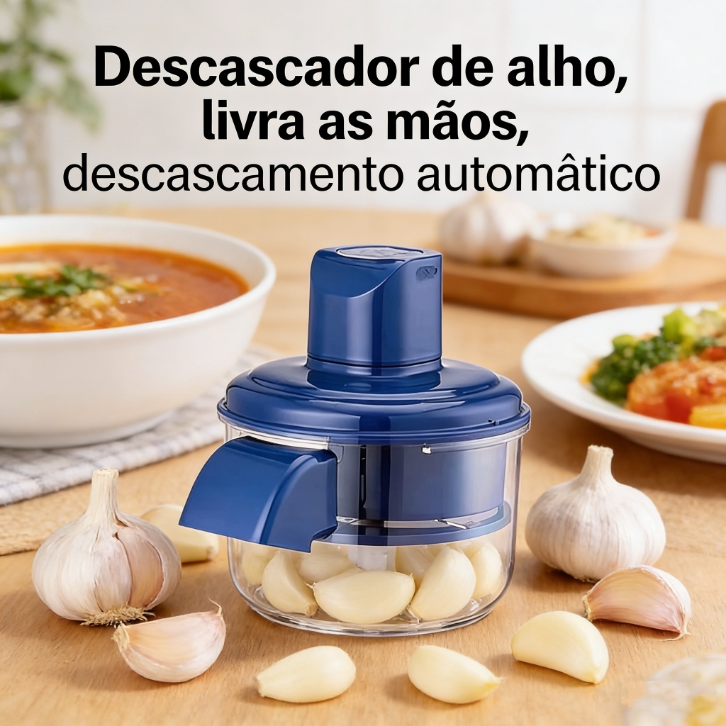 Descascador Automático De Alho , Elétrico-Adequado Para Uvas , Tomates , E Frutas (Livre As Mãos) .