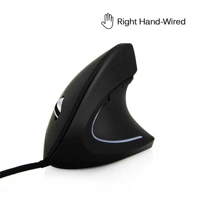 Mouse Vertical Ergonômico Sem Fio/Com RGB Mão Esquerda/Direita Mause Gaming Para Computador Laptop PC Tablet