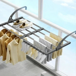 Varal Retrátil Dobrável Prático-Durável , Portátil Com Ganchos À Prova De Vento em Oferta na Shopee