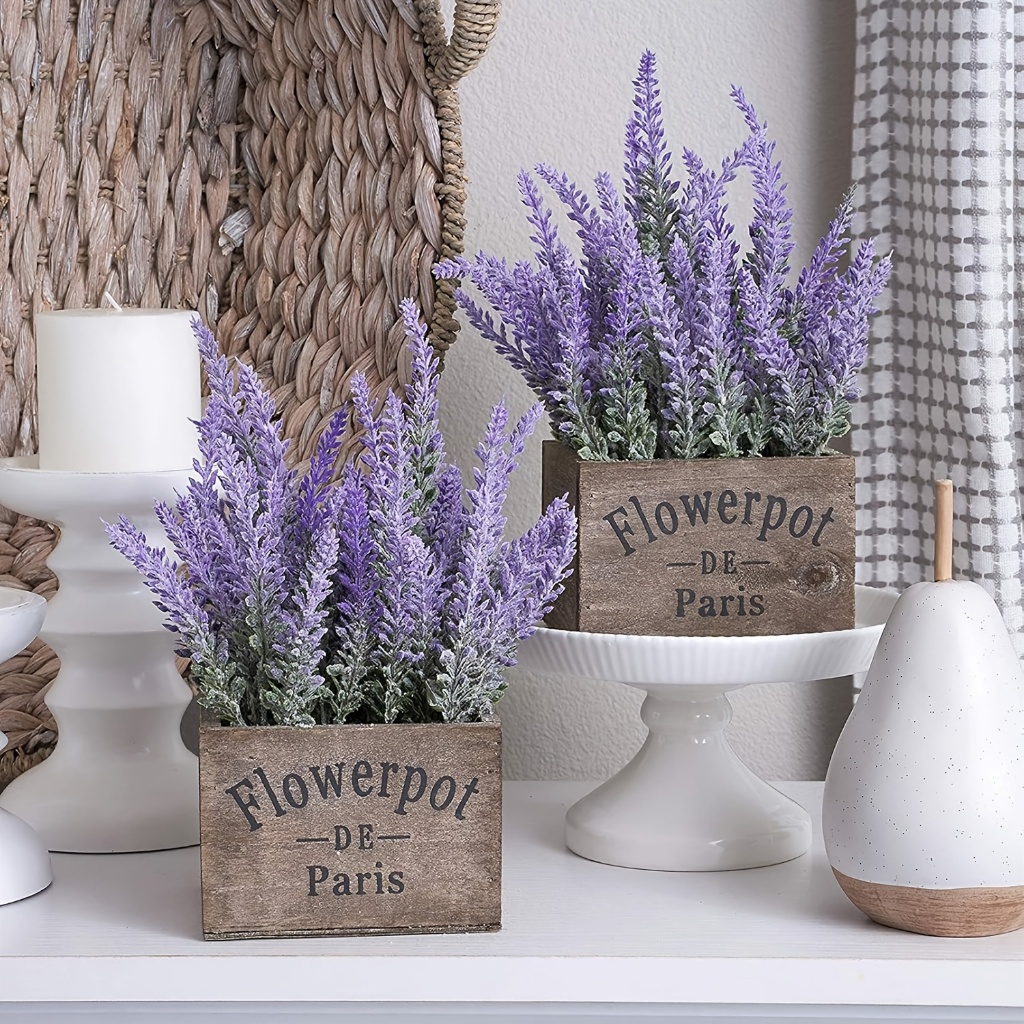 Kit 10 Ramos Lavanda Flores Artificiais para Decoração Chique, Planta para Sala, Arranjo e Buquê em Oferta na Shopee