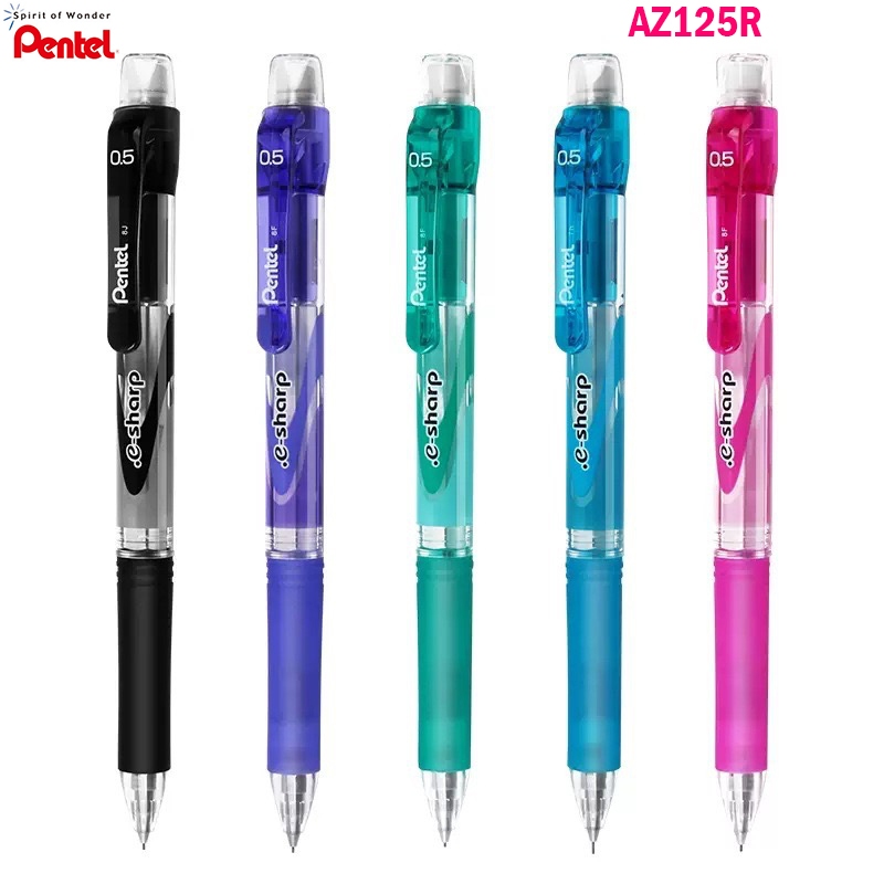 1 Peça Lápis Mecânico Japão Pentel e-sharp AZ125R 0.5 Mm em Oferta na Shopee