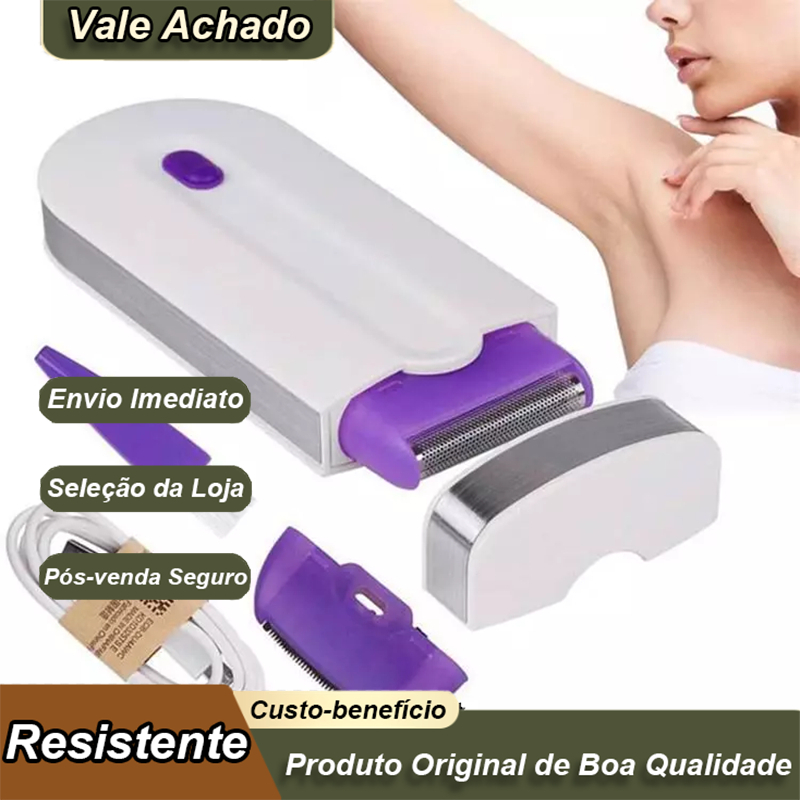 Depilador a laser com sensor de luz azul equipamento de depilação doméstica seguro e eficiente