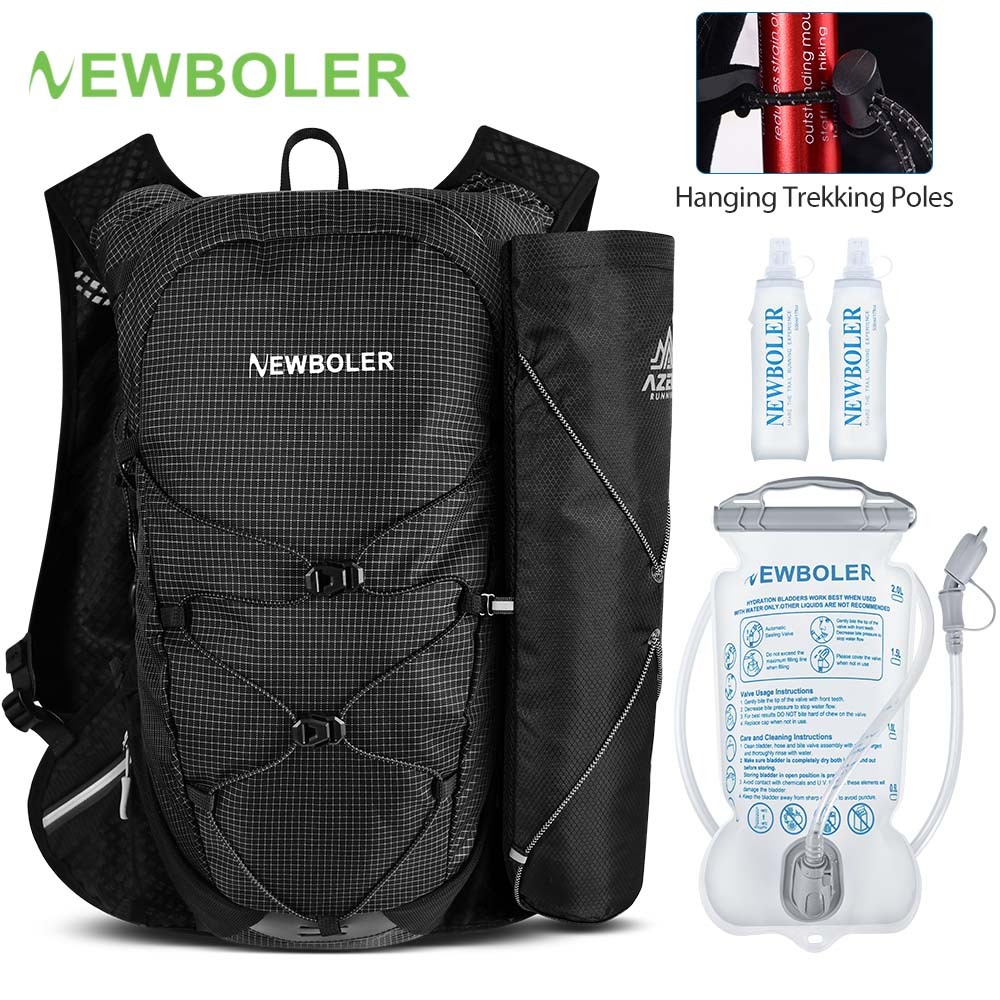 Newboler 330g Leve Correndo Hidratação Colete Mochila Das Mulheres Dos Homens Sacos Desporto Ao Ar Livre Trilha Maratona em Oferta na Shopee
