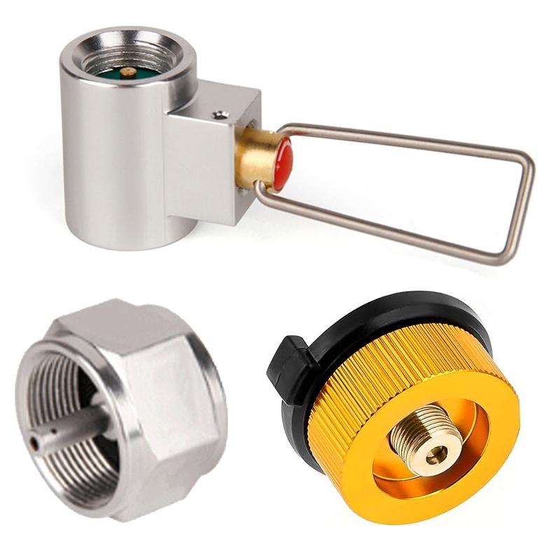 Adaptadores De Recarga De Gás Para Queimadores De Fogão De Acampamento Ao Ar Livre Válvula Lindal Canister Shifter Kit D