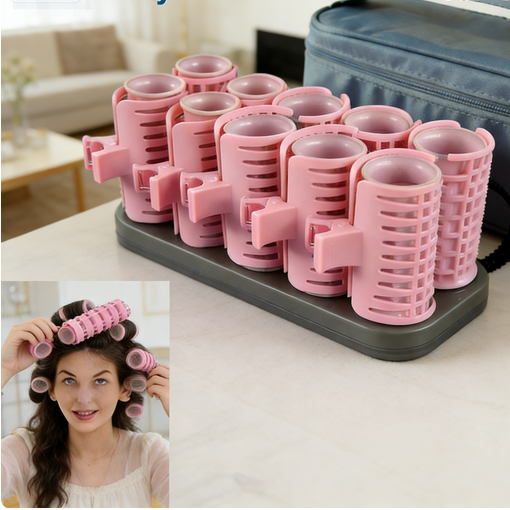 10 Pcs DIY Bangs Roller Encrespadores De Cabelo Elétricos Para Fazer Todos Os Tipos De Penteados Diferentes