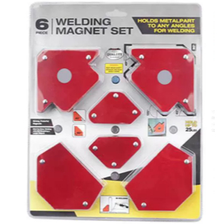 Esquadro Solda Profissional Magnetico Imã Kit 6 PÇ Para Serralheiro em Oferta na Shopee