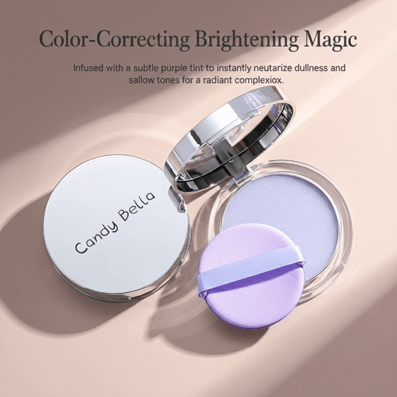 Pó Prensado Translúcido Roxo Candy Bella-De Acabamento Fosco Leve E De Longa Duração Para Controle De Óleo , Iluminador em Oferta na Shopee