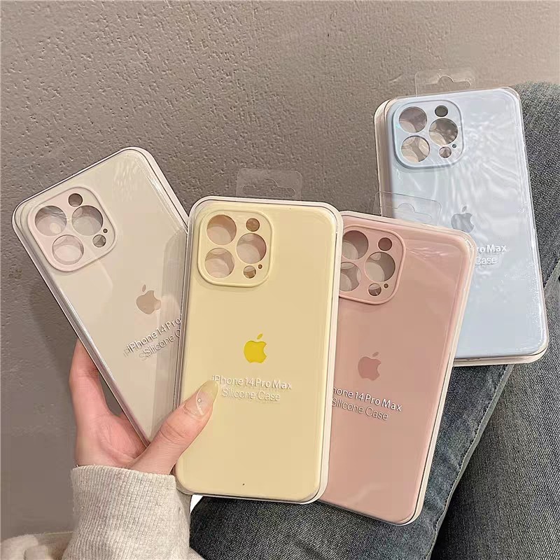 Capa De silicone Líquido De Alta Qualidade Para iP 17 16 15 14 Pro Max 13 11 12 ProMax Plus Protetor De Câmera Macio em Oferta na Shopee