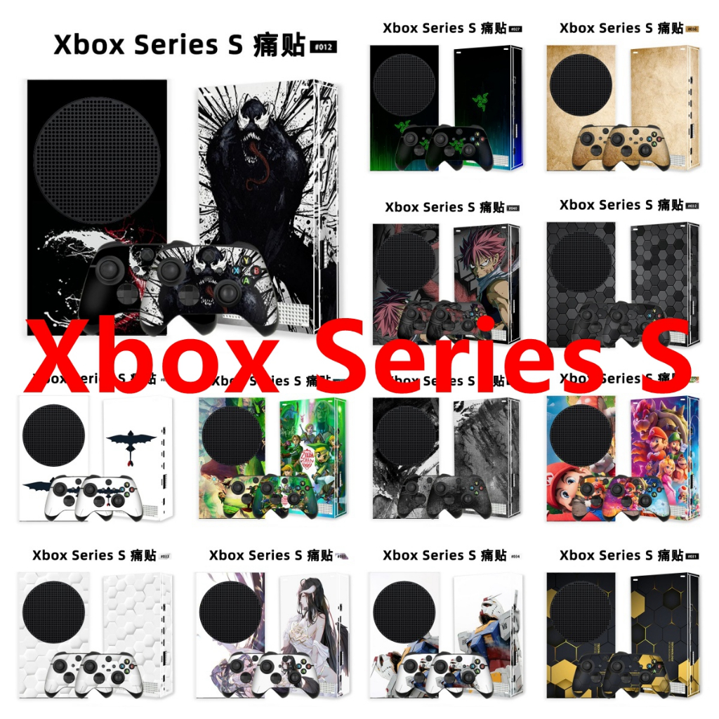 Adesivo De Pele De 38 Cores Compatível Com Decalque De Vinil Microsoft Xbox Series S Pretty Pattern Conjunto Completo De