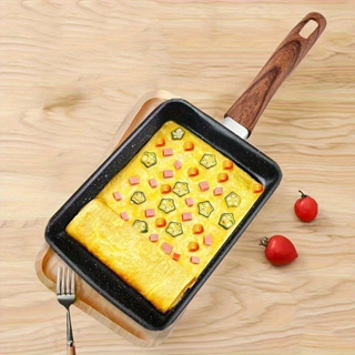 Panela frigideira Japonesa Antiaderente quadrada para Omelete em Oferta na Shopee