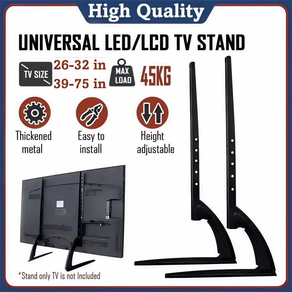 Suporte De Mesa Para Tv/monitor De 26-32" 39 -75'' Mesa Universal Base Pé Alta qualidade
