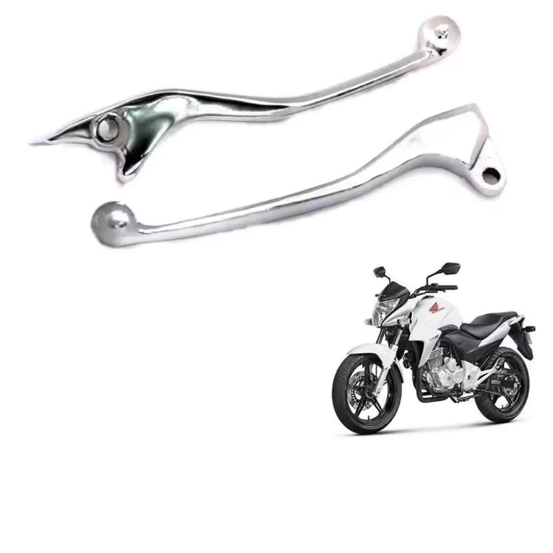 Manete Maçaneta Cromado Freio a Disco Cg Fan Titan 125 150 160 Par em Oferta na Shopee