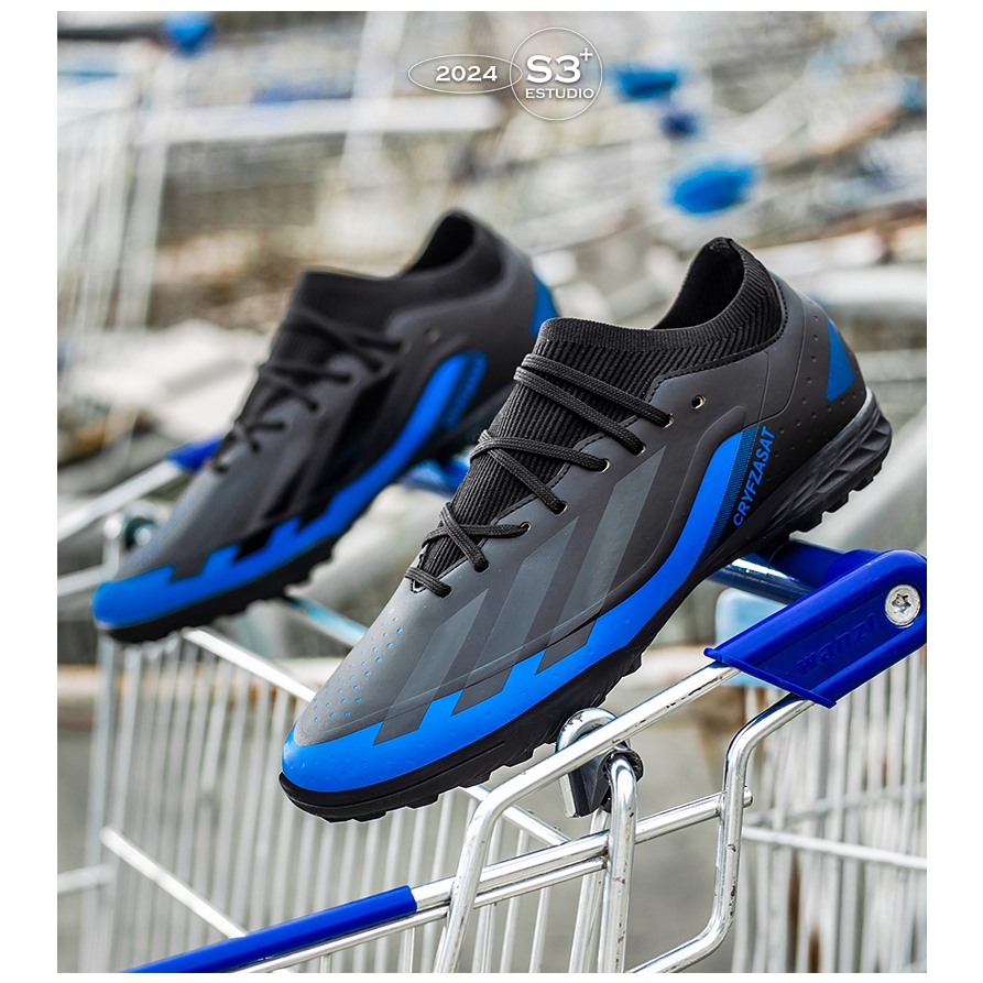 Novas botas de grama Premium duráveis e confortáveis, à prova d'água, botas de futebol Campo de Campo 35-45