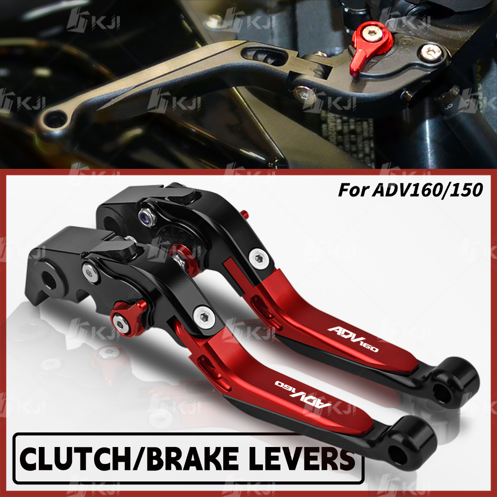 Para Honda ADV160/ADV150 Conjunto De Alavanca De Freio Ajustável Dobrável Lidar Com Alavancas Acessórios Do Motor Peças